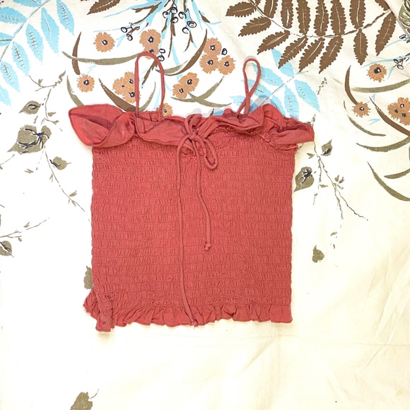 *3 for $15* American Eagle Ruffled Tank ♥️ - Picture 2 of 4